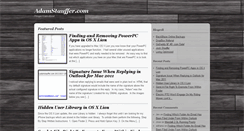 Desktop Screenshot of adamstauffer.com