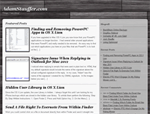 Tablet Screenshot of adamstauffer.com